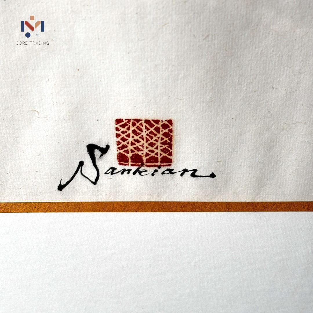 大型絵画　直筆画　伊藤三喜庵　日本自由画壇理事長 少女像