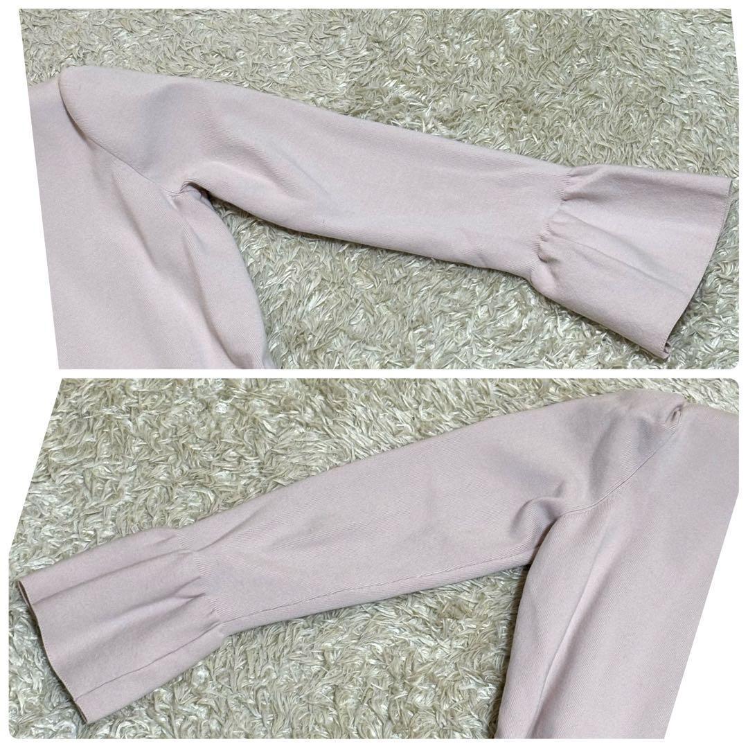 現行　CELFORD 　2025　スプリングニット　フリル　ワンピース　ベルト