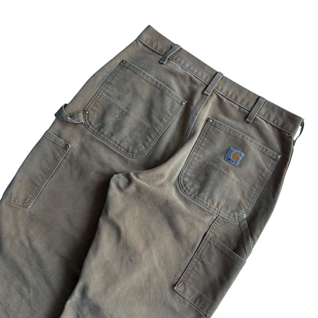 USA製カーハート ビンテージ　ダブルニーペインターパンツ ワーク ダック 古着