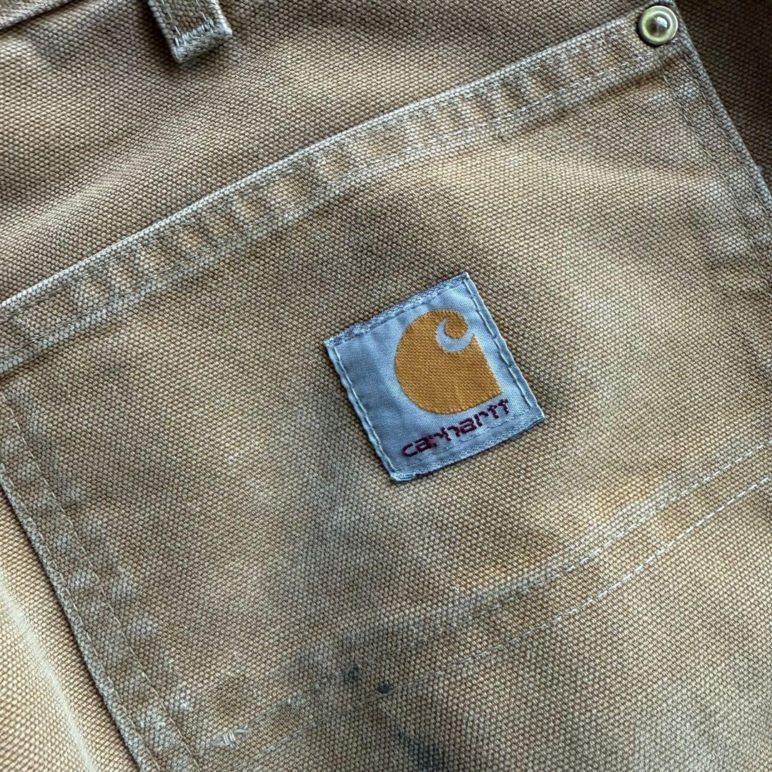 USA製カーハート ビンテージ　ダブルニーペインターパンツ ワーク ダック 古着