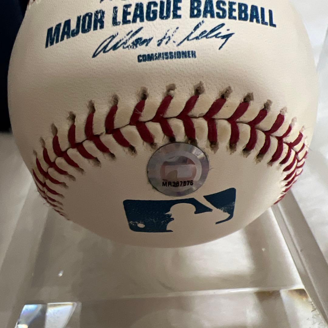 MLB 開幕戦 ヤンキース松井秀喜選手直筆サインボール 保証書付き