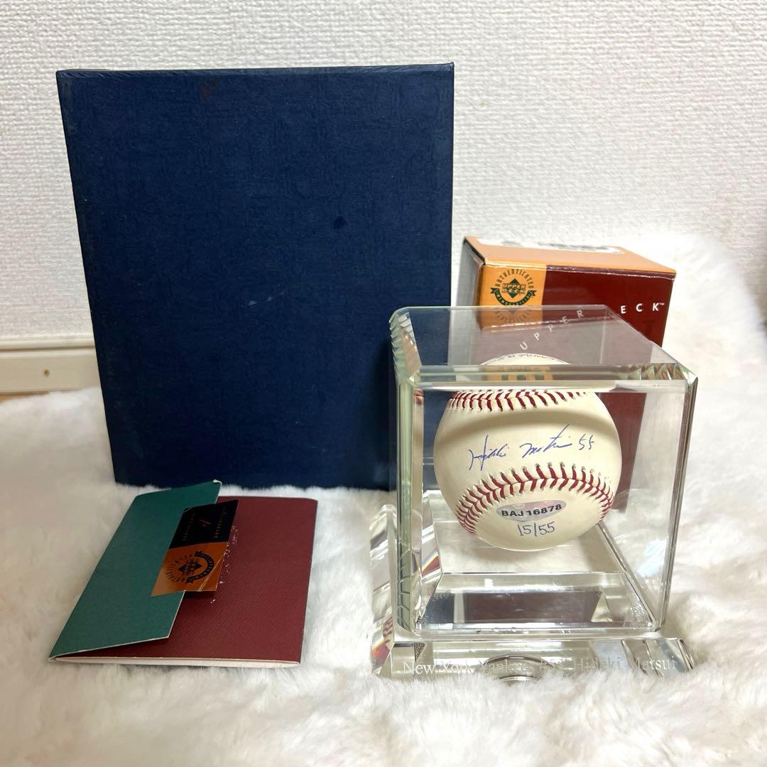MLB 開幕戦 ヤンキース松井秀喜選手直筆サインボール 保証書付き