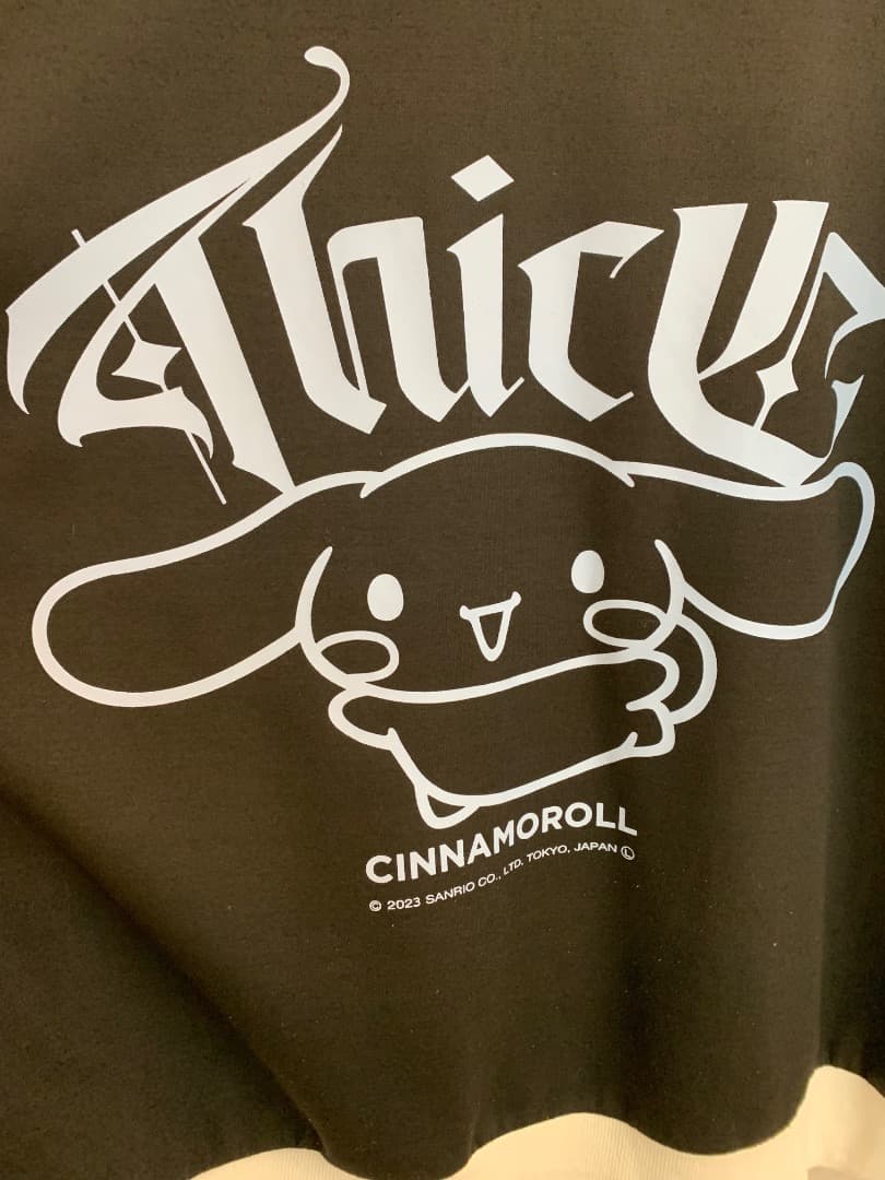 シナモロール ×THICC コラボジャージ ブラック ブルー 地雷系 サブカル