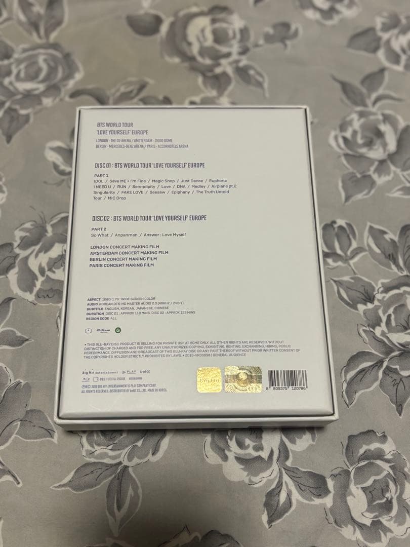 BTS LOVE YOURSELF Europe 日本語字幕付き　jimin