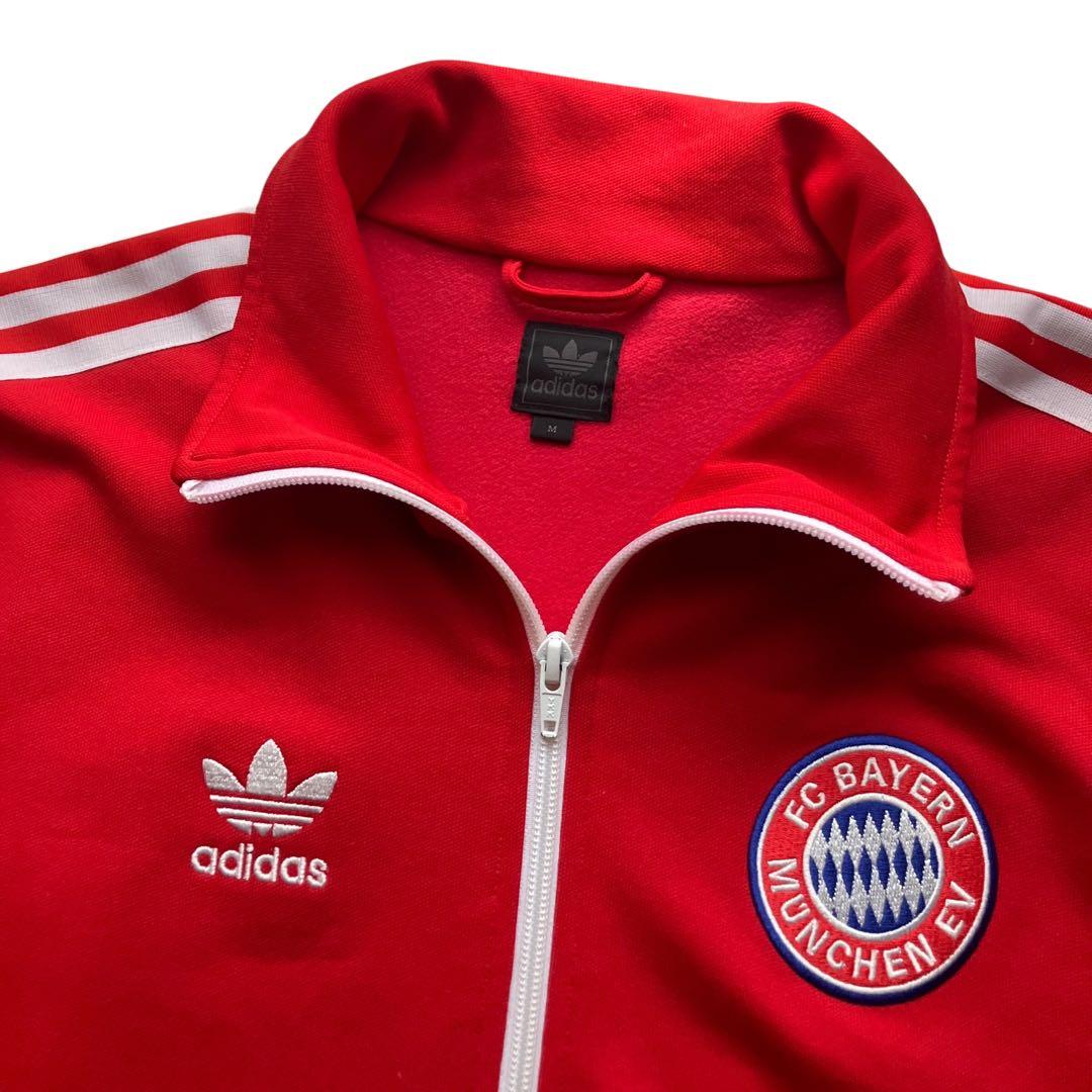 美品00s old adidas バイエルンミュンヘン トラックジャケット 刺繍