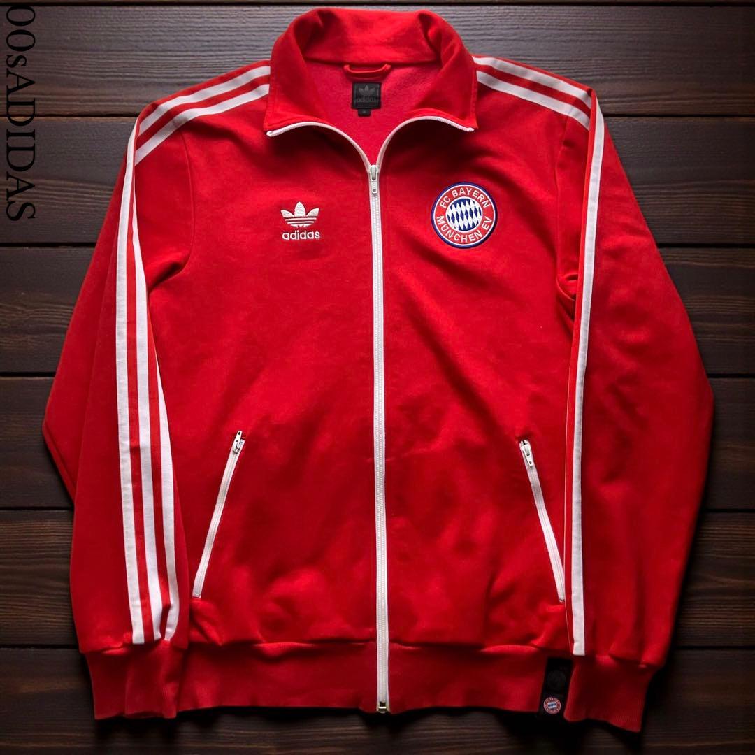 美品00s old adidas バイエルンミュンヘン トラックジャケット 刺繍