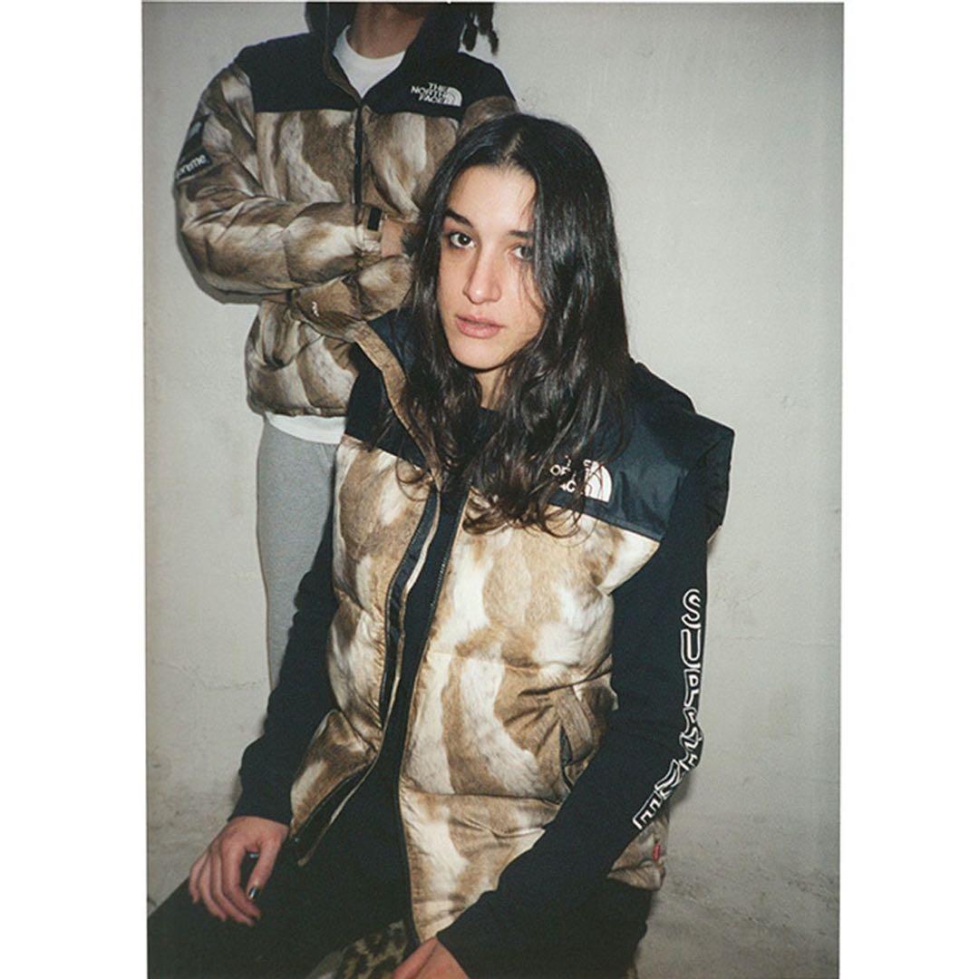 13AW Supreme × The north face ヌプシ ベスト M