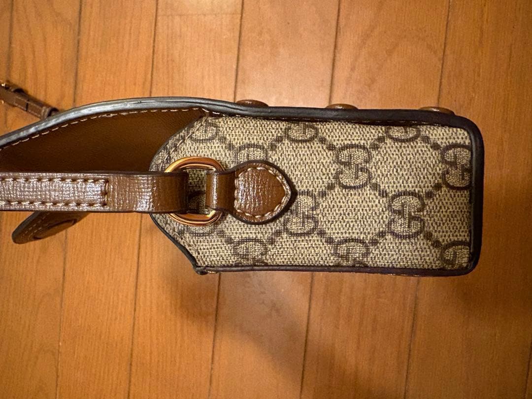 【GUCCI】 GGパターン ショルダーバッグ