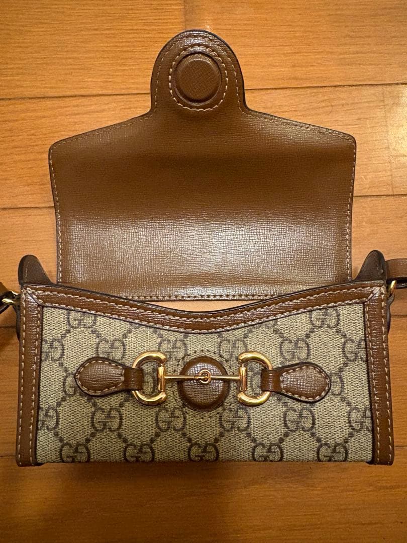 【GUCCI】 GGパターン ショルダーバッグ