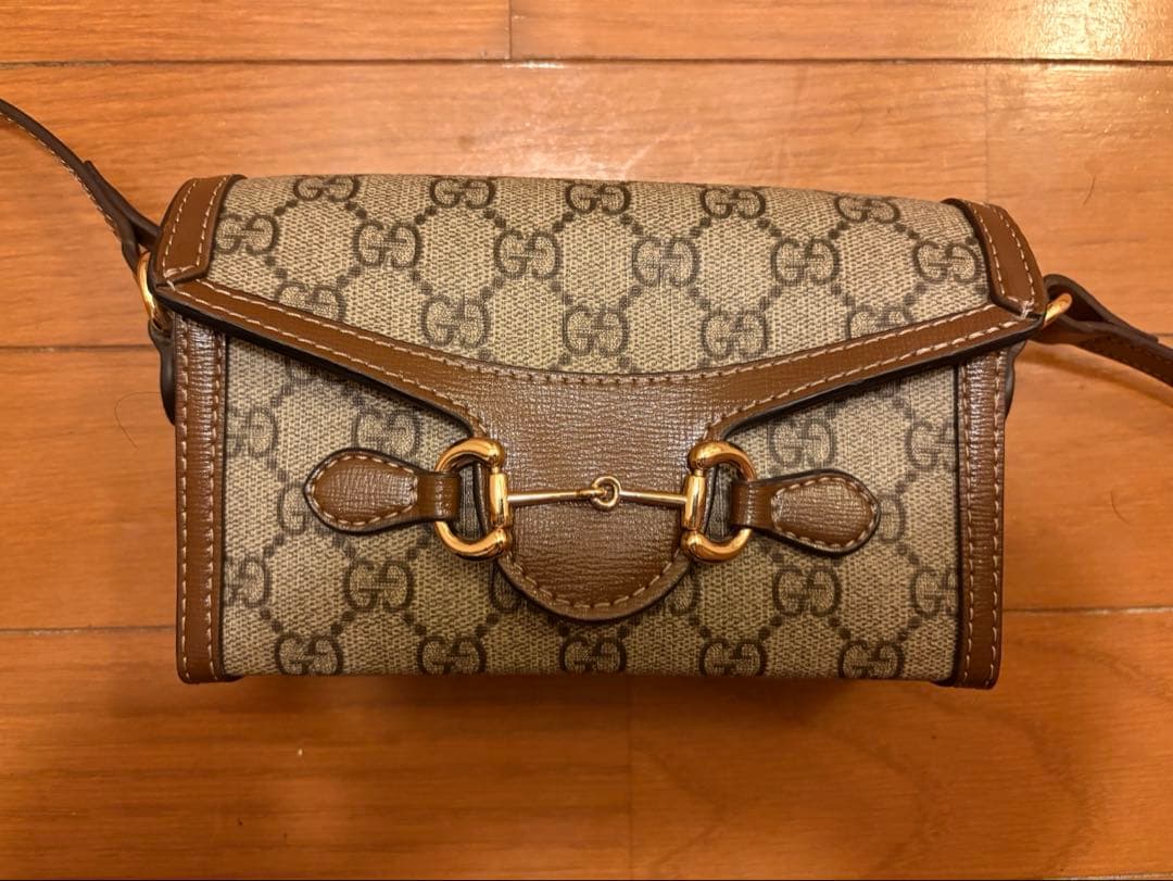 【GUCCI】 GGパターン ショルダーバッグ