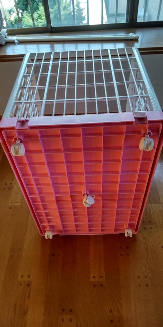 アイリスオーヤマ プラケージ ピンク 3段タイプ 　猫 ケージ キャットゲージ