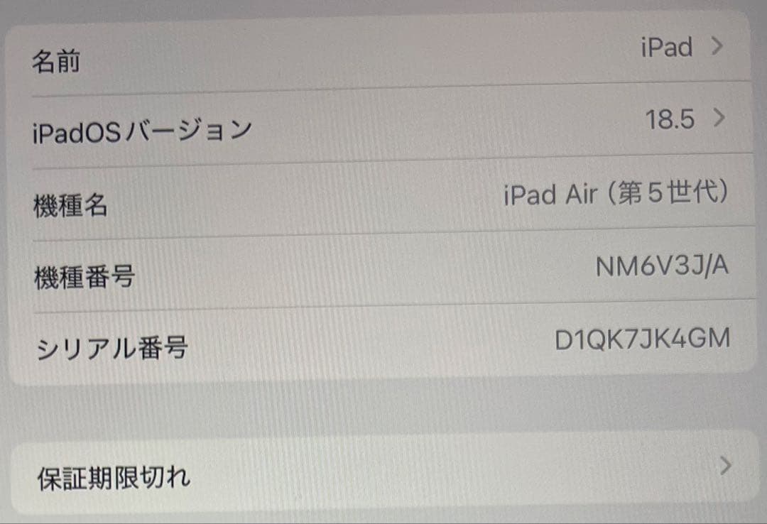 iPad本体 Apple iPad Air