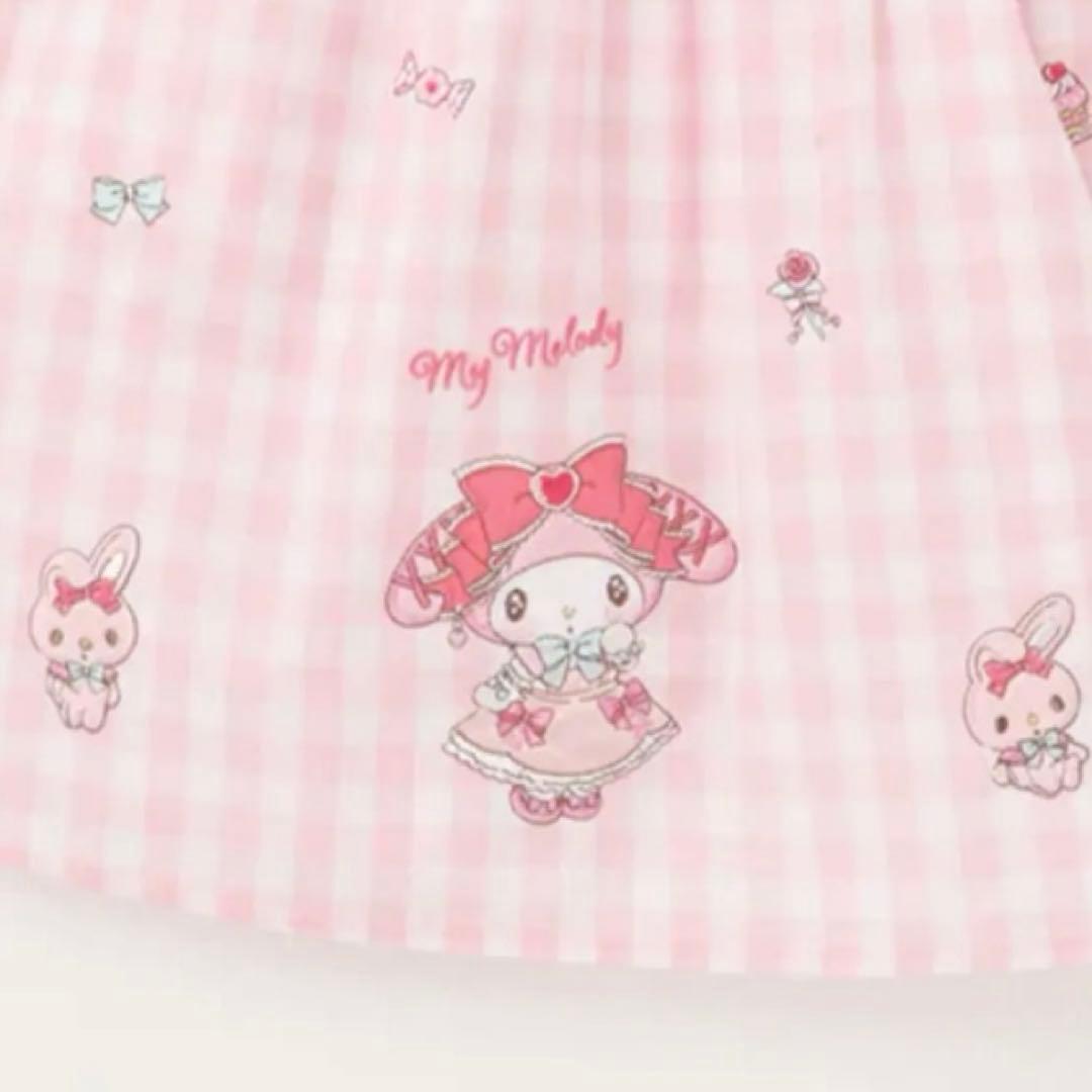 メゾピアノ 【マイメロディ・シナモロール】セーラーワンピース　110