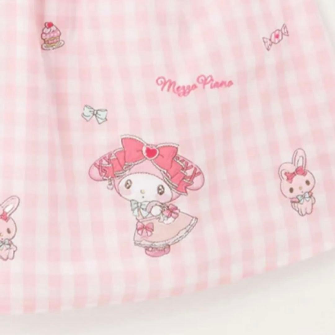 メゾピアノ 【マイメロディ・シナモロール】セーラーワンピース　110