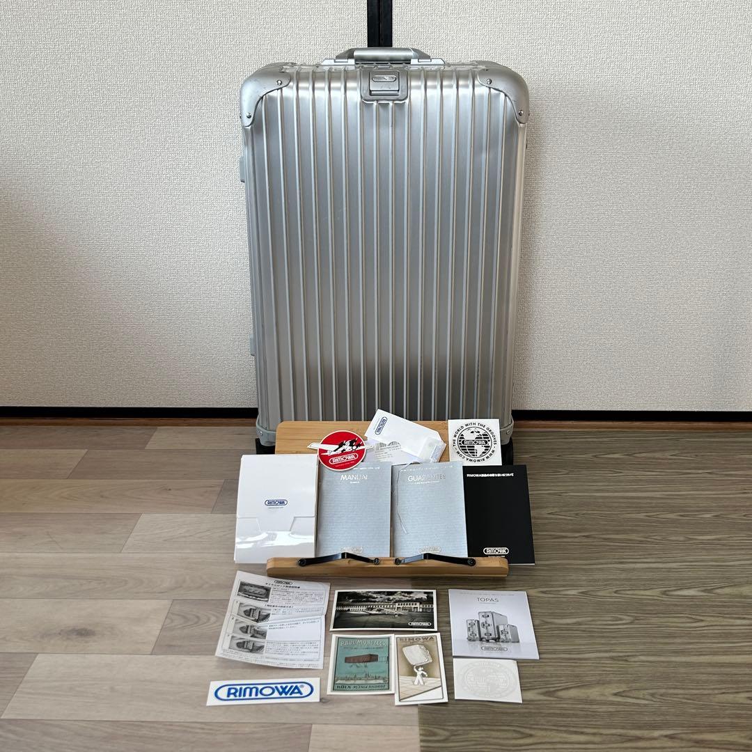 3回使用 64L 【美品•正規店購入】4輪RIMOWA トパーズ リモワ