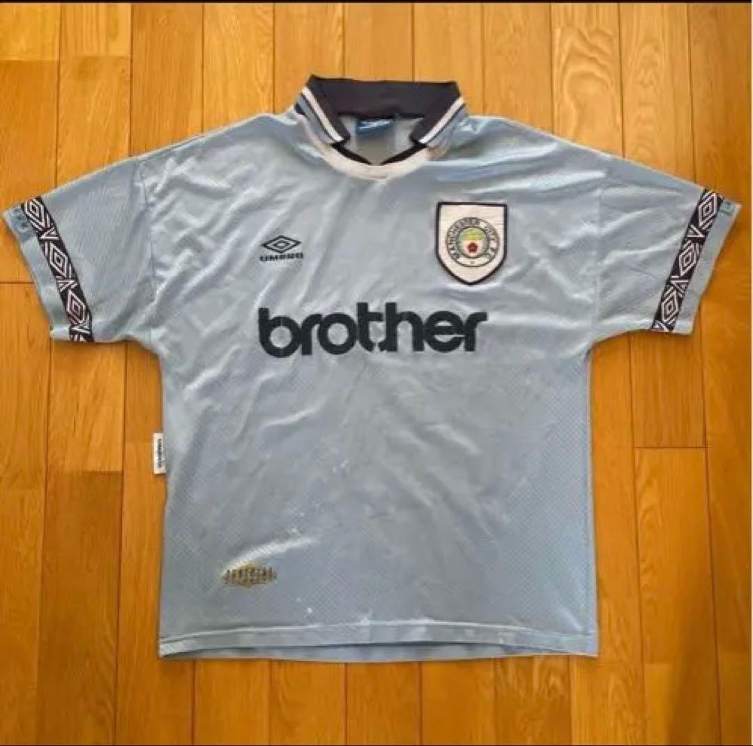 90s umbro アンブロ　マンチェスターシティ　93/95 ユニフォーム