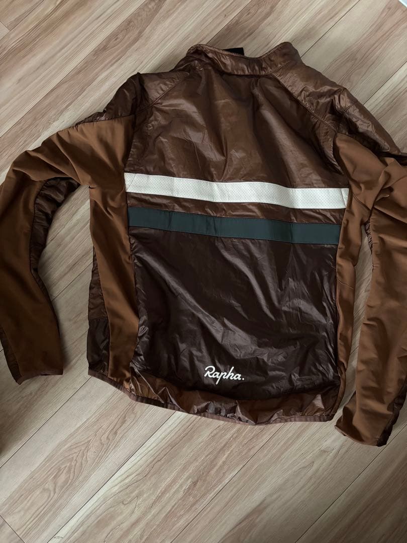 Rapha ブルベインサレーテッドジャケット ブラウン S