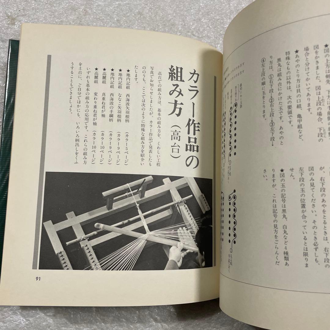 伝統の組紐　道明の高台・綾竹台　付：羽織紐・段染め　手工芸入門　山岡一晴