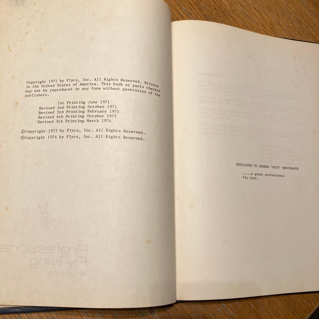 古洋書 Professional Fly Tying, by E.D, 1971