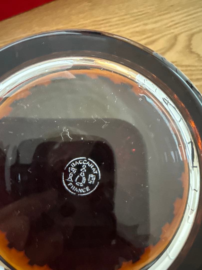 【観賞用】CAMUS × BACCARAT ボトルガラス栓 箱・証明書付