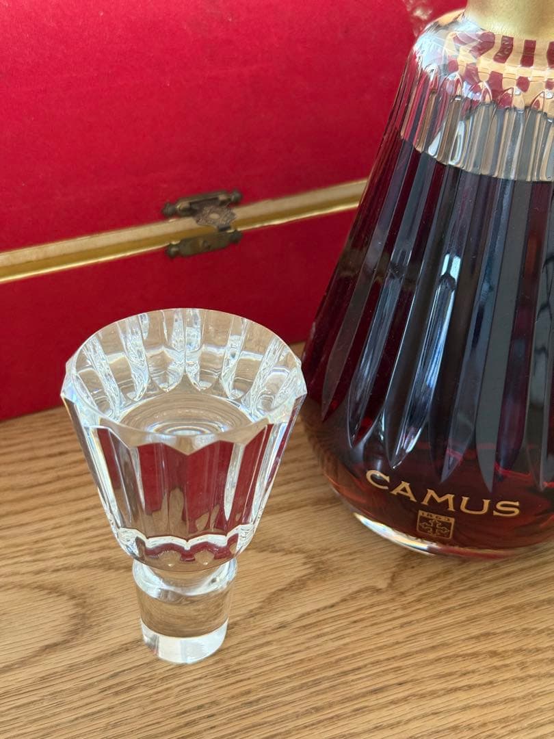 【観賞用】CAMUS × BACCARAT ボトルガラス栓 箱・証明書付