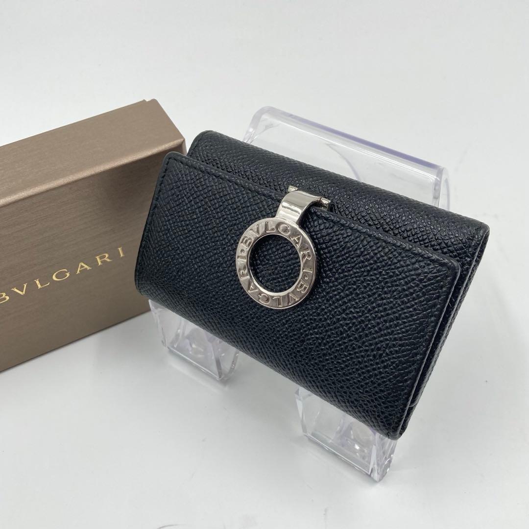 新品未使用 BVLGARI ブルガリ キーケース 30422 ブラック