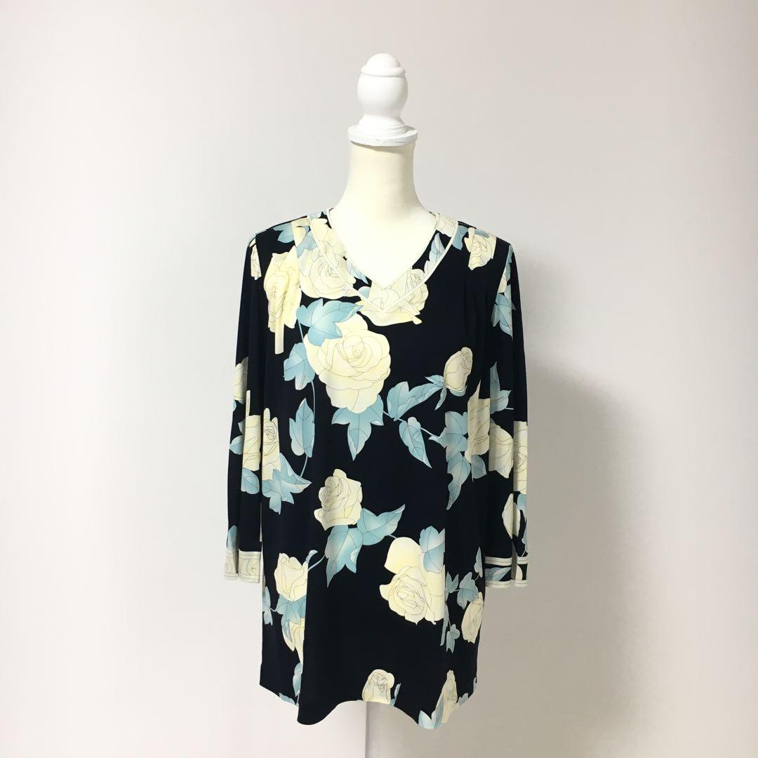 美品　LEONARD レオナール カンカン　チュニック　42