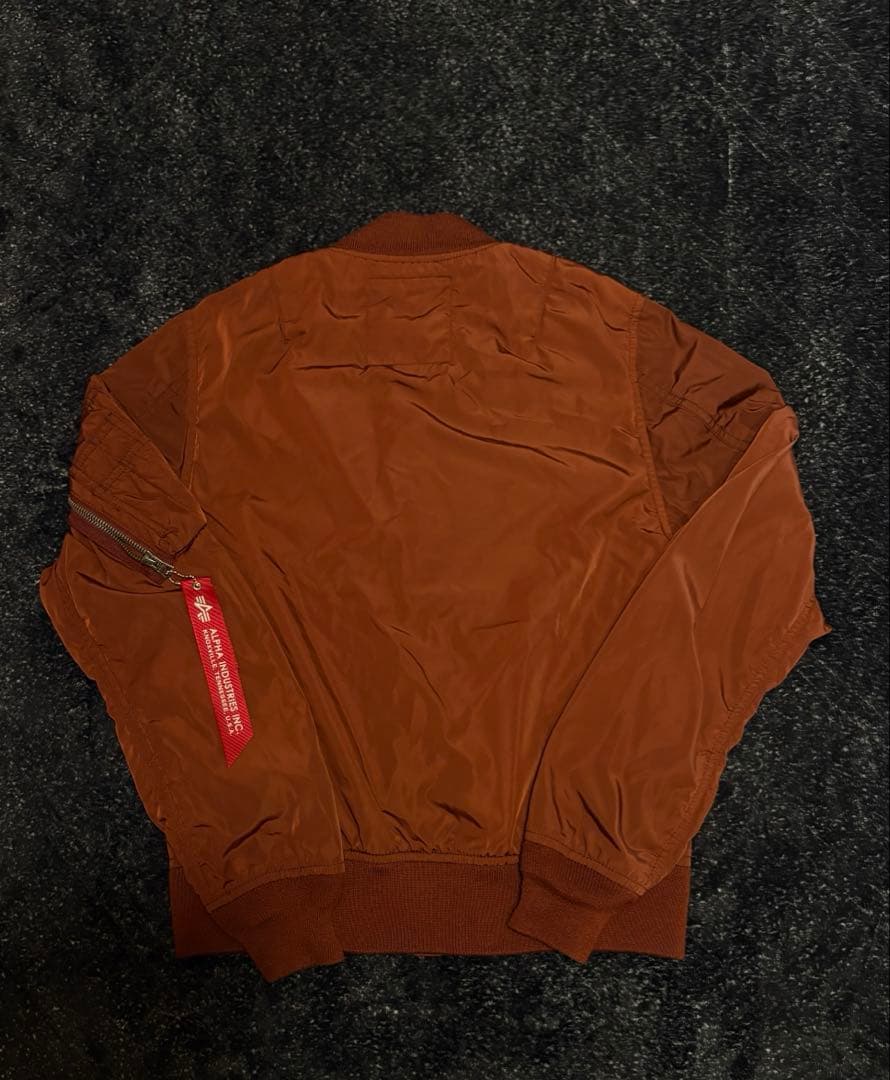 ALPHA INDUSTRIES MA-1 バーガンディ ボルドー