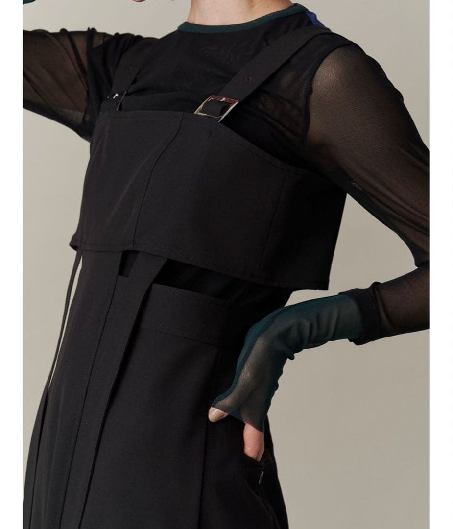 UN3D. 新品未使用　ドループショルダーオールインワン