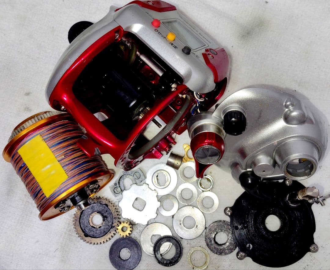 電動リールシマノ電動丸3000プレイズオーバーホール（クラッチカム新品交換）済み