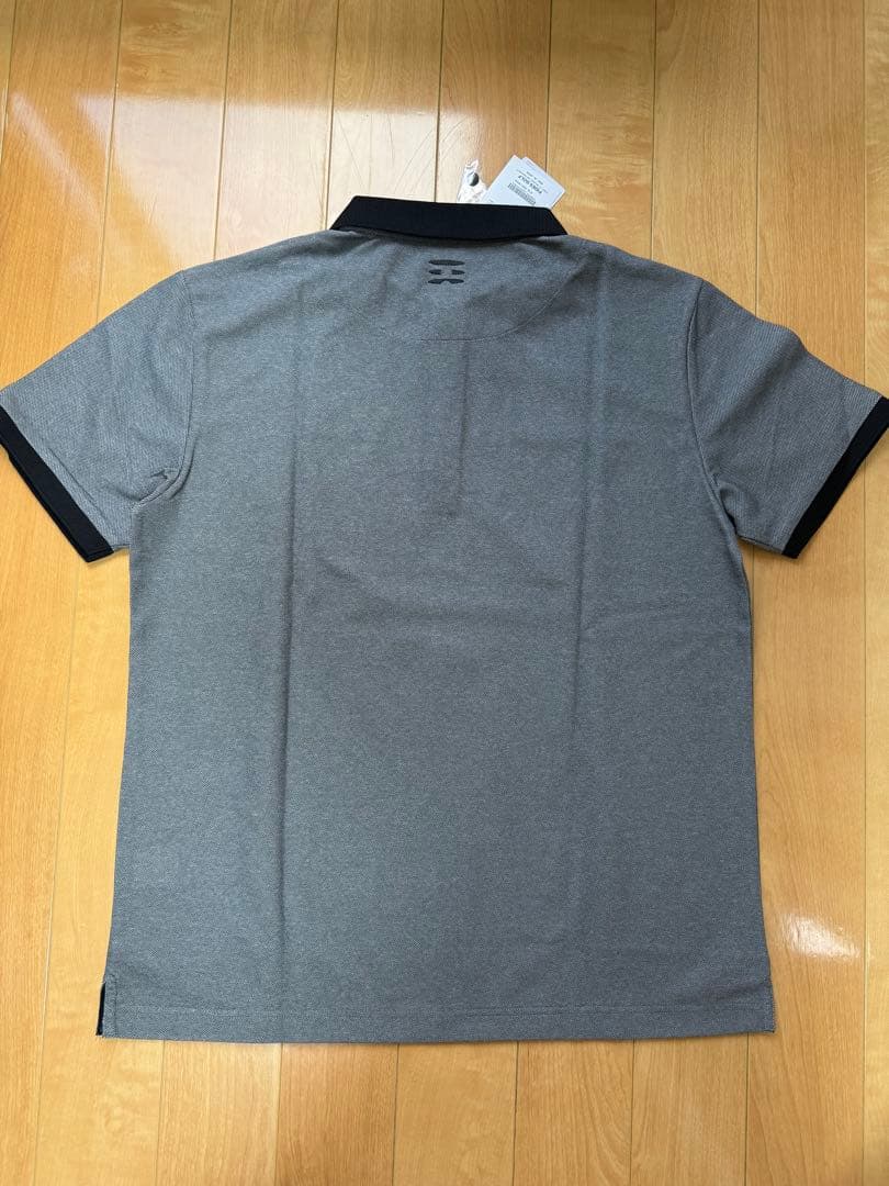 【新品　未使用】　FIDES GOLF ポロシャツ XLサイズ グレー/ブラック