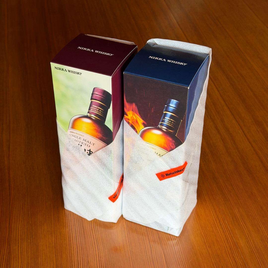【1/5出品終了】余市 宮城峡 シングルモルト2本セット（24時間以内発送）