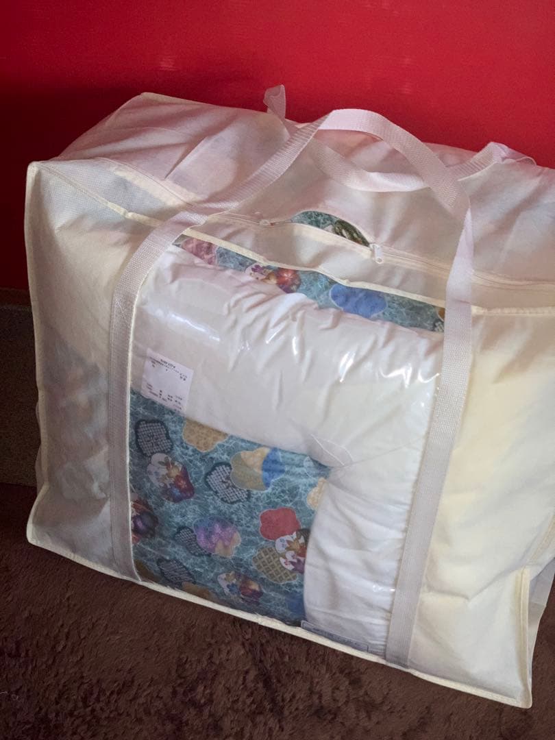 西川生地綿100%サテン手造り綿わた入りシングル掛布団155x200cmカバー付