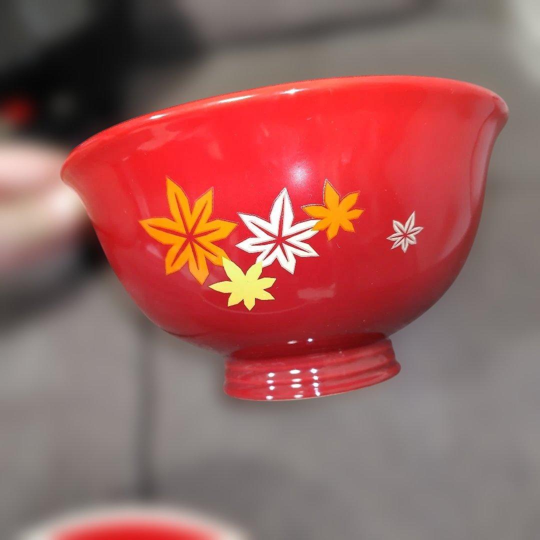 ルクルーゼ　ジャポネスク　紅葉模様の丼　2つセット