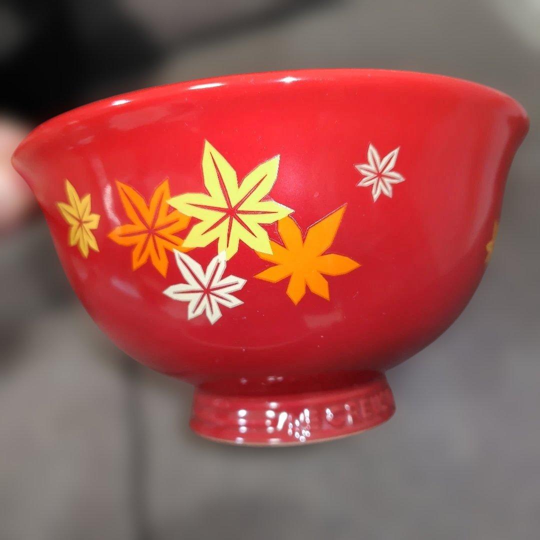 ルクルーゼ　ジャポネスク　紅葉模様の丼　2つセット