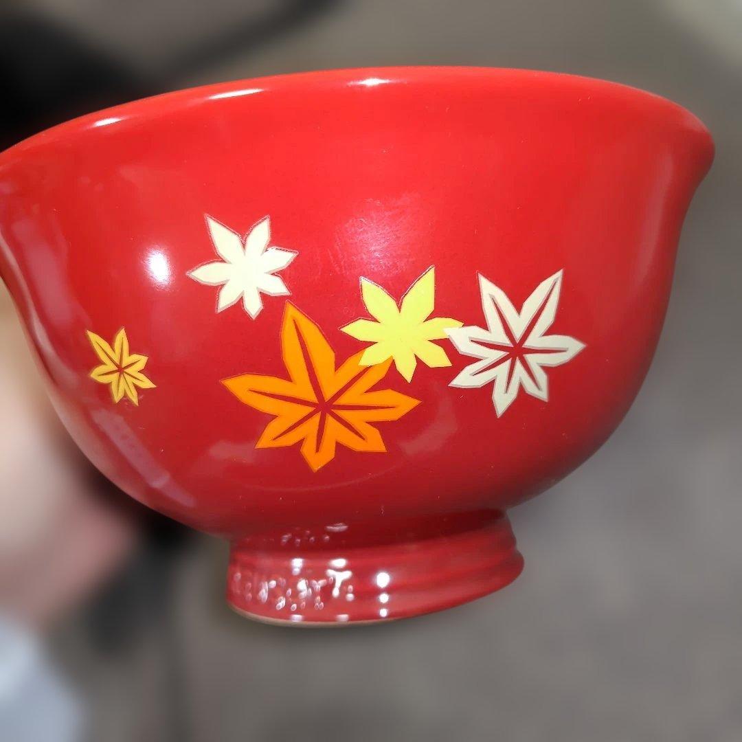 ルクルーゼ　ジャポネスク　紅葉模様の丼　2つセット