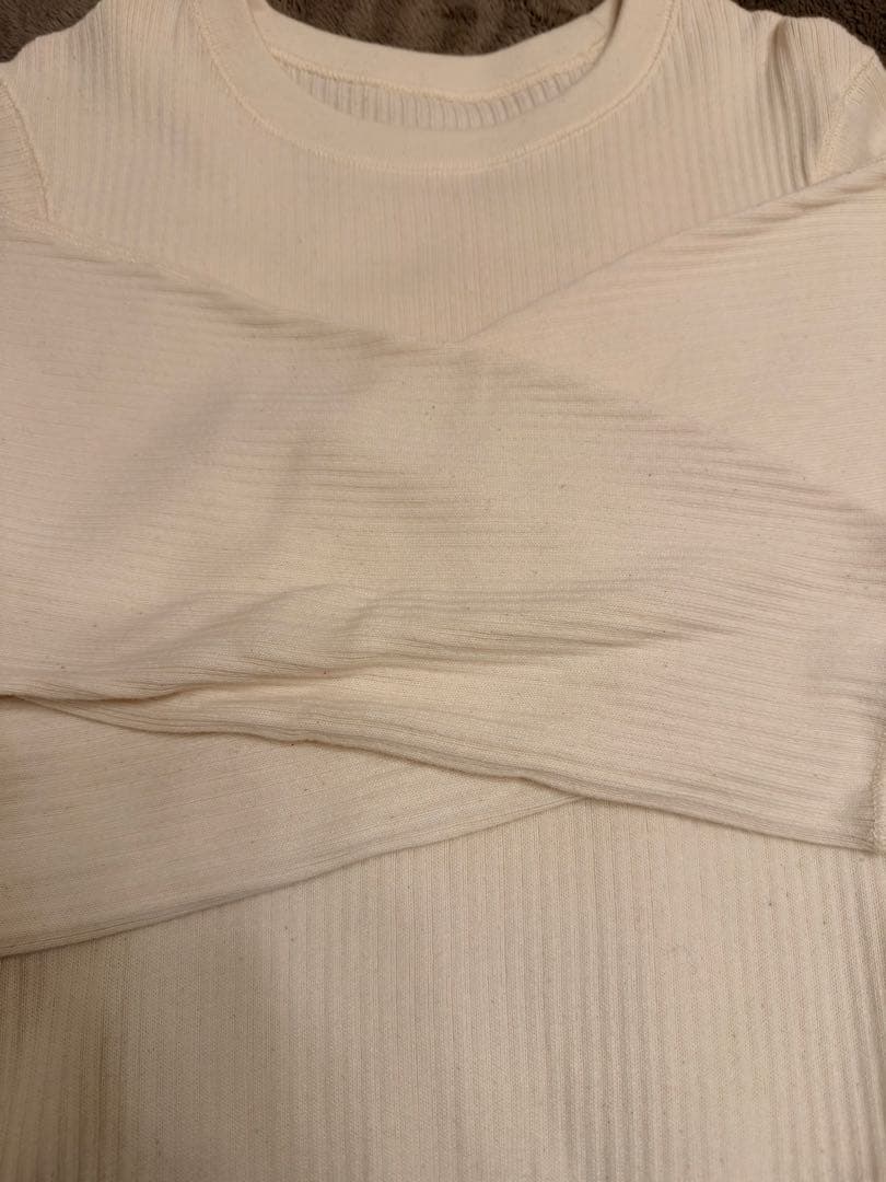 【新品未使用】crewre カーヴィシームリブプルオーバー