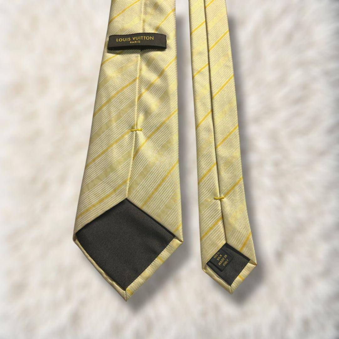 【極美品✨】ルイヴィトン ストライプ シャドー加工 モノグラム フラワー 黄白