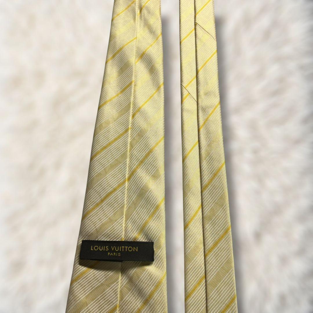 【極美品✨】ルイヴィトン ストライプ シャドー加工 モノグラム フラワー 黄白