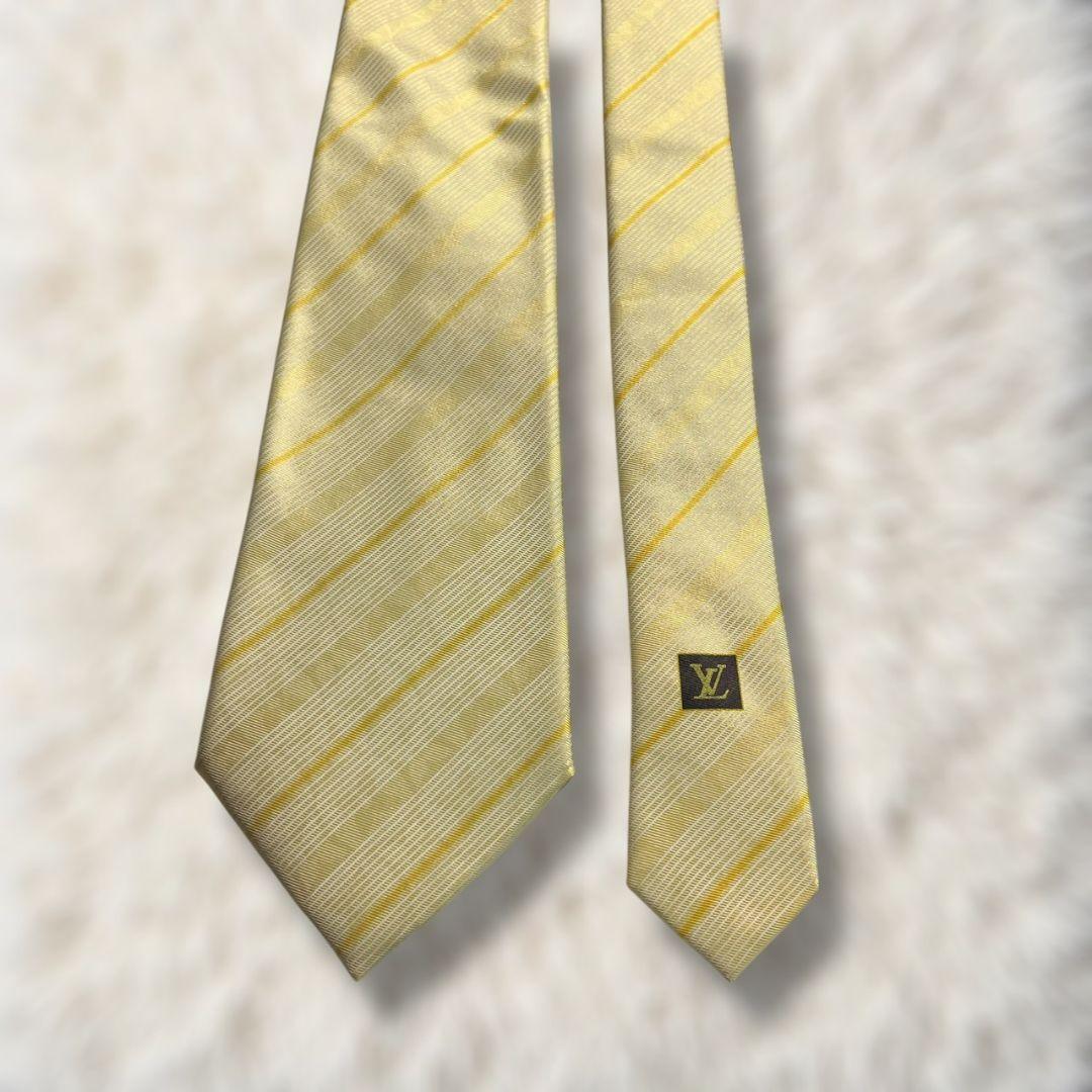 【極美品✨】ルイヴィトン ストライプ シャドー加工 モノグラム フラワー 黄白