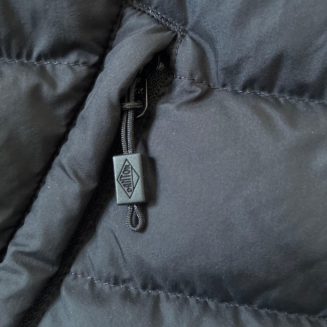 試着のみ 定価18,700円 ダントン インナーダウン ベスト レディースS