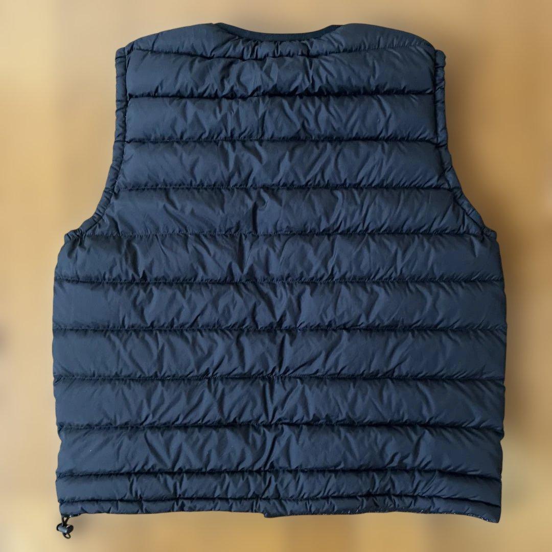 試着のみ 定価18,700円 ダントン インナーダウン ベスト レディースS