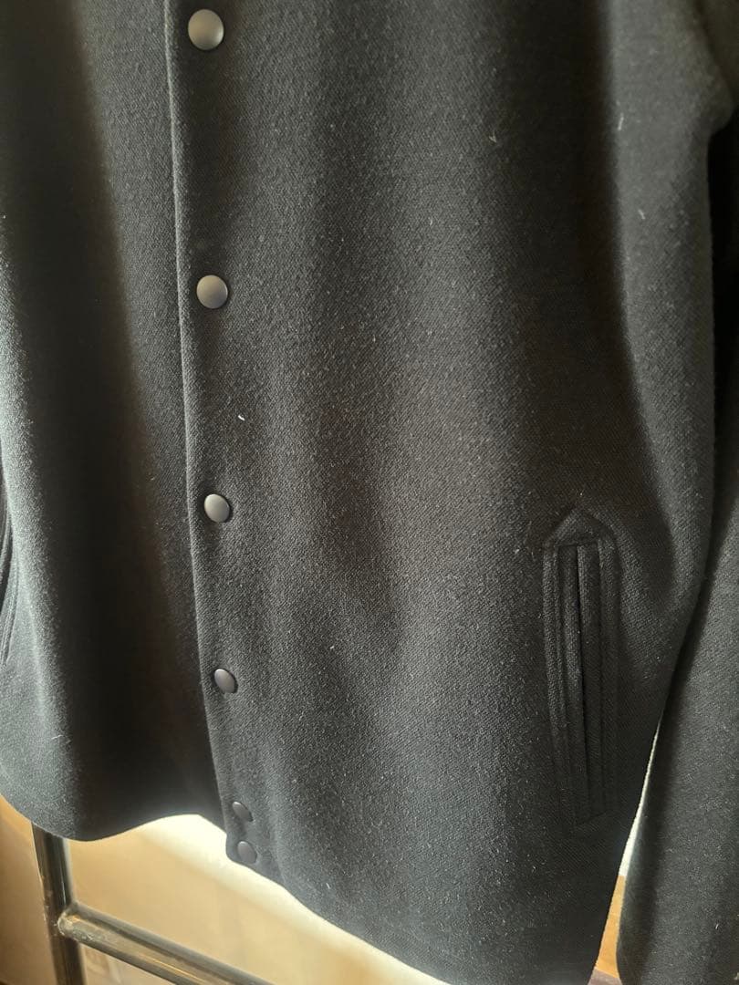 JACKMAN JM7641 ジャージー カラーレス ジャケット /L/BLK