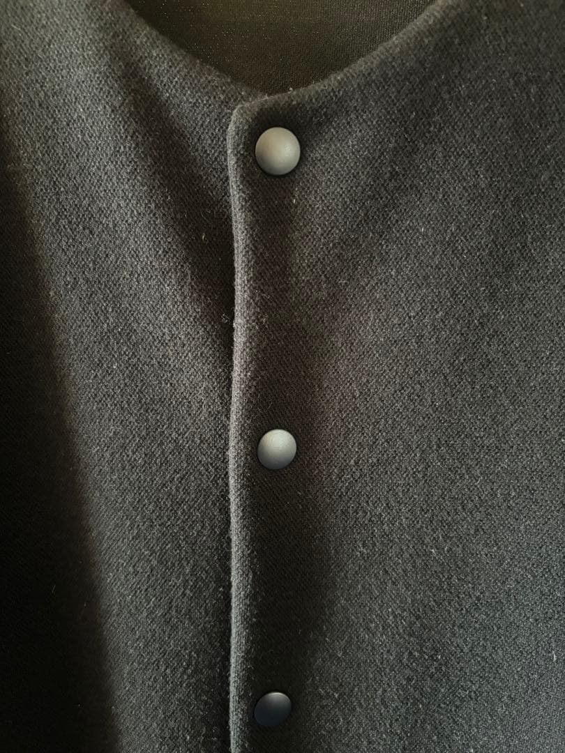 JACKMAN JM7641 ジャージー カラーレス ジャケット /L/BLK