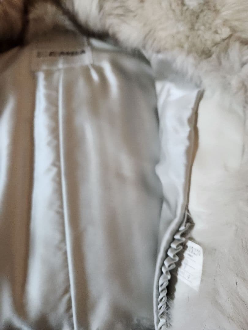 【ちゃむち】毛皮　コート　フォックス　ブルーフォックス　EMBA 　美品