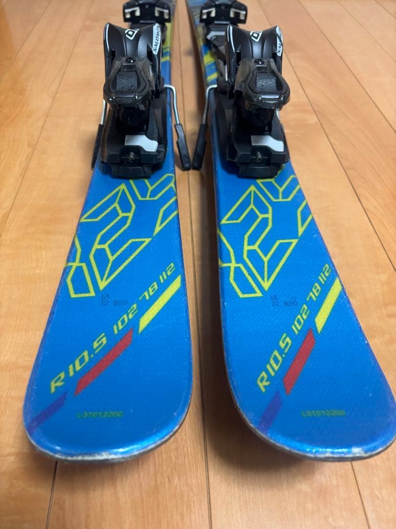※値下げ※【サロモン】Salomon スキー 板 125cm バインディング付き