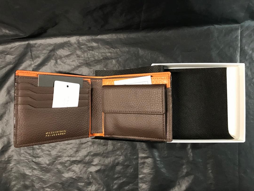 MACKINTOSH PHILOSOPHY 二つ折り財布 チョコ 新品未使用