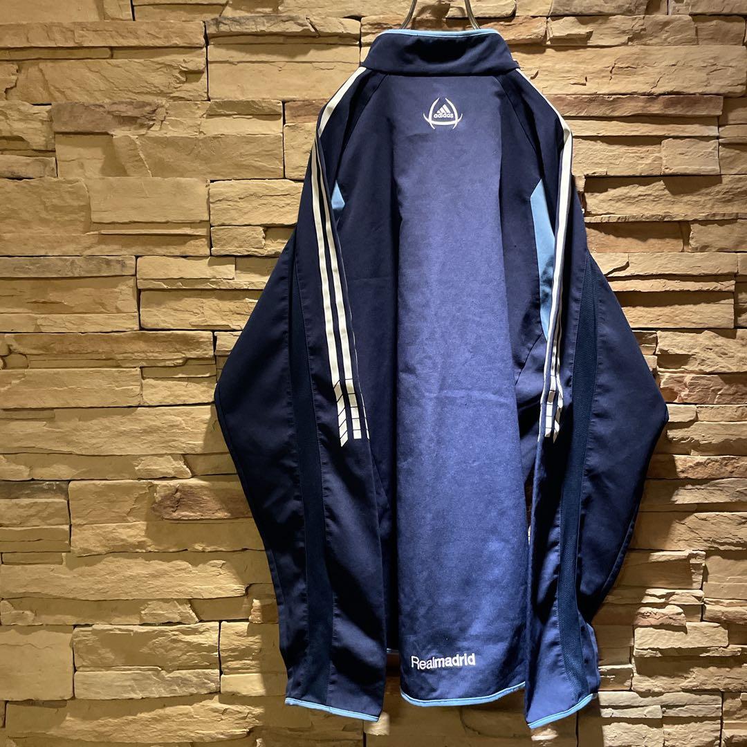 【極レア】y2k/adidas×レアルマドリード/刺繍ロゴ/トレーニングウェア