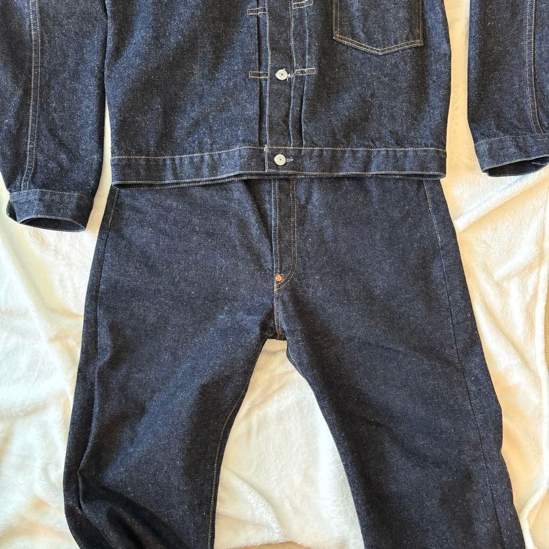 new manual デニムセットアップ　Lサイズ　美品