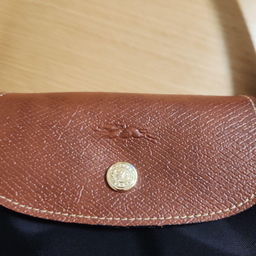 【美品】LONGCHAMPナイロン レザー トートバッグ